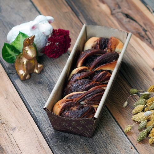 Babka kalács - nutellás, 500g
