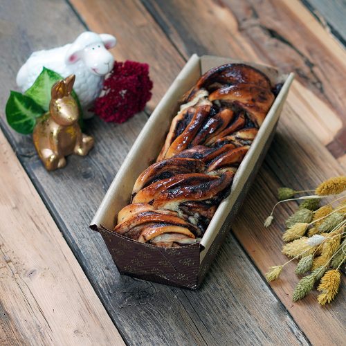 Babka kalács - meggyes-mákos, 500g